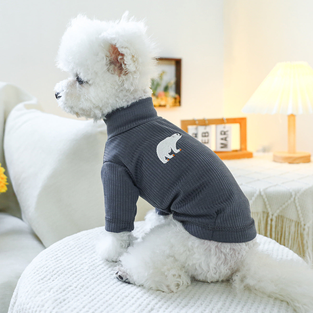 KFX-3353661 Cozy Fall and Winter Dog Clothing - Cute Tops and Undershirts in Various Colors and Styles