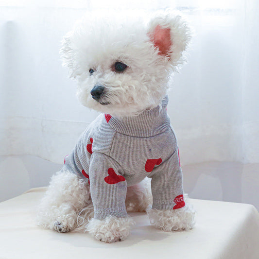 KFX-3353661 Cozy Fall and Winter Dog Clothing - Cute Tops and Undershirts in Various Colors and Styles
