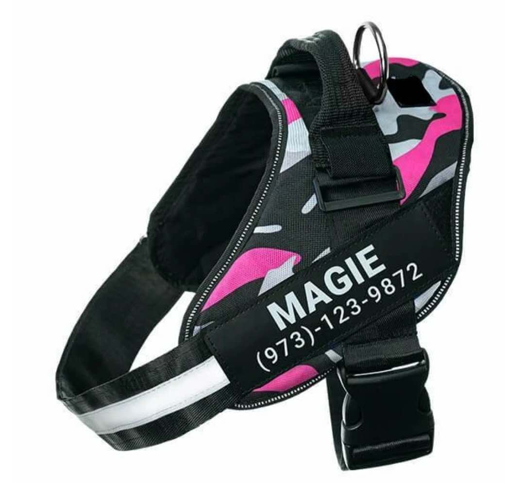 KFX-3354941 Reflective Adjustable No-Pull Dog Harness Vest - Breathable and Comfortable for Small to Large Dogs and Cats