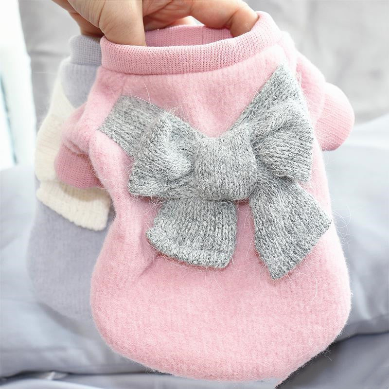KFX-3356861 Cozy Teddy Sweater for Small Dogs and Cats - Casual Wear for Bichon, Pomeranian, and Schnauzer