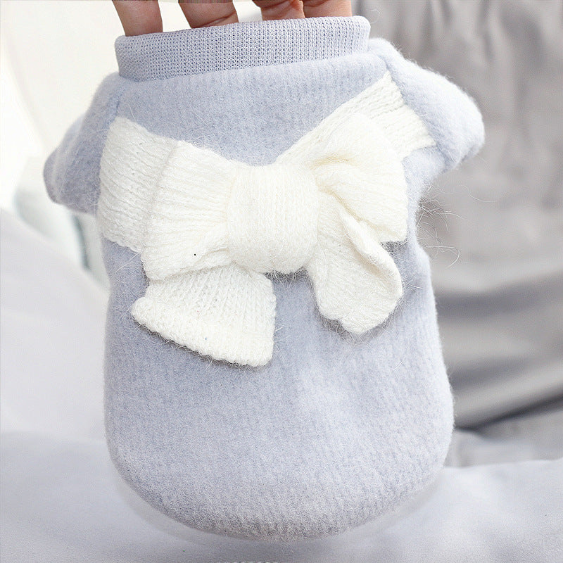 KFX-3356861 Cozy Teddy Sweater for Small Dogs and Cats - Casual Wear for Bichon, Pomeranian, and Schnauzer