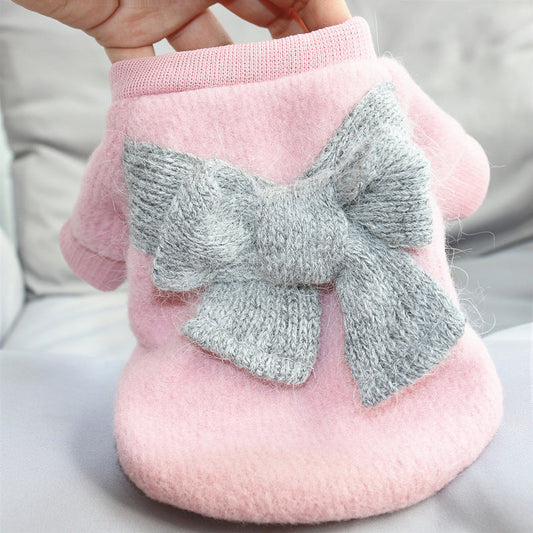 KFX-3356861 Cozy Teddy Sweater for Small Dogs and Cats - Casual Wear for Bichon, Pomeranian, and Schnauzer