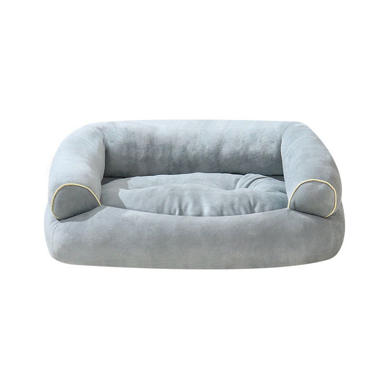KFX-3357501 Cozy Soft Velvet Pet Sofa Bed for Small Dogs and Cats - Multiple Sizes Available