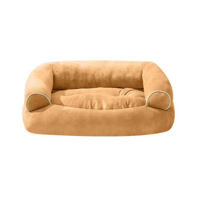 KFX-3357501 Cozy Soft Velvet Pet Sofa Bed for Small Dogs and Cats - Multiple Sizes Available