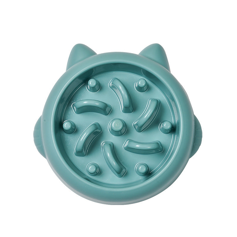 KFX-3359037 Pet Slow Feeder Bowls for Dogs and Cats - Anti-Gulping Dish to Promote Healthy Eating