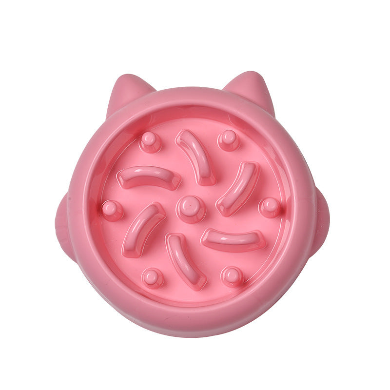 KFX-3359037 Pet Slow Feeder Bowls for Dogs and Cats - Anti-Gulping Dish to Promote Healthy Eating