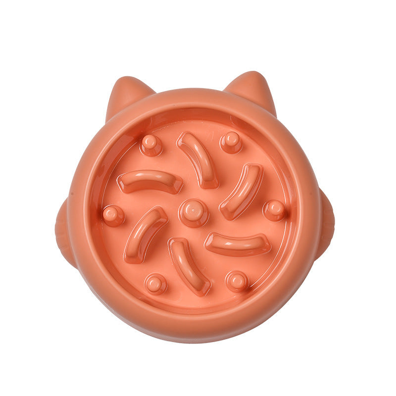 KFX-3359037 Pet Slow Feeder Bowls for Dogs and Cats - Anti-Gulping Dish to Promote Healthy Eating