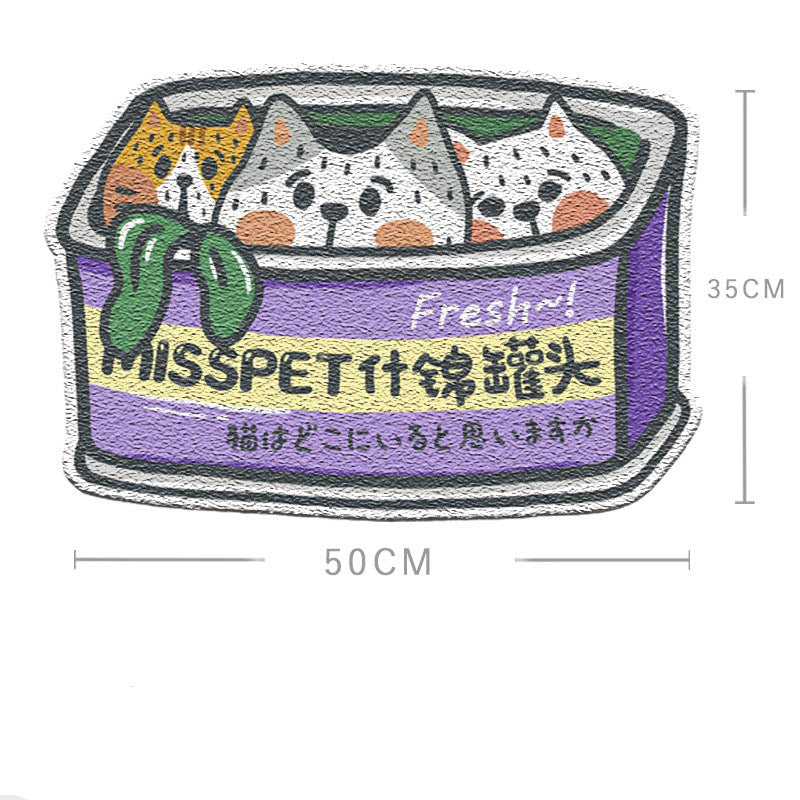 KFX-3360701 Cat Litter Box Foot Pad for Easy Cleanup - Assorted Designs