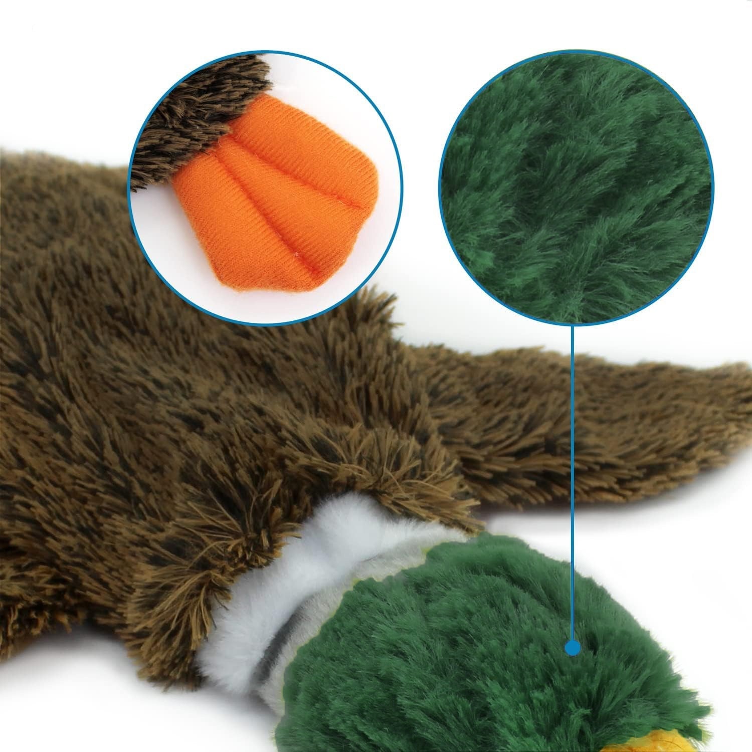 KFX-3362109 Stuffless Squeaky Dog Toy with Durable Fabric, Designed for All Breeds, Perfect for Indoor Play and Chewing