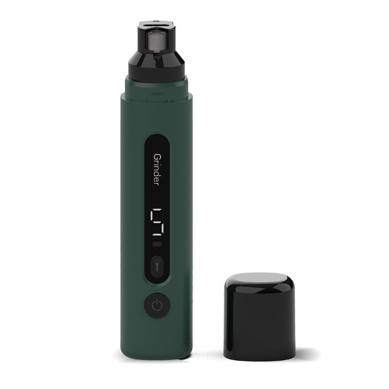 KFX-3362621 Rechargeable Electric Dog Nail Grinder with 5-Speed Settings for Quiet, Precise Claw Care