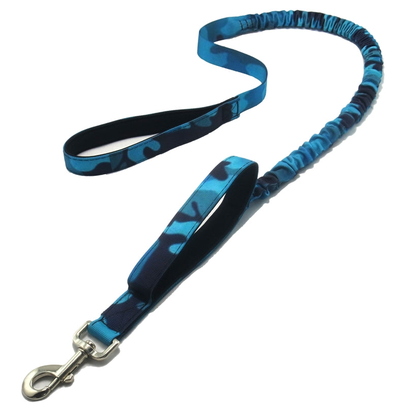 KFX-3364413 Adjustable Camouflage Elastic Pet Leash - Various Colors Available
