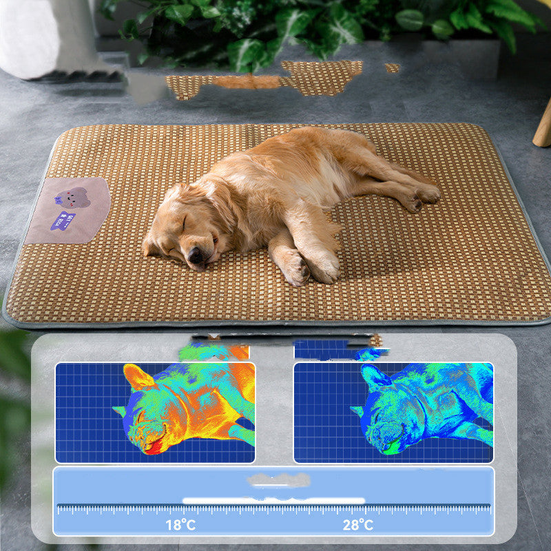 KFX-3366461 Four Seasons Brown Bear Cool Mat for Small to Large Dogs