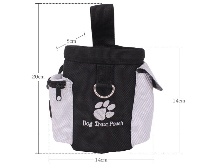 KFX-3366845 Waterproof Pet Waist Bag for Dog Snacks - Portable Training Storage Solution