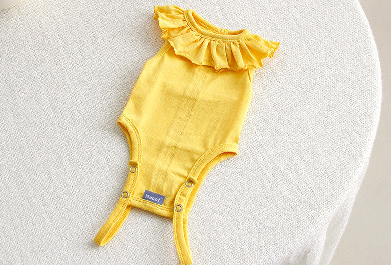 KFX-3372733 Breathable Summer Cat Surgical Gown - Soft Cotton Sterilization Suit for Puppies and Kittens