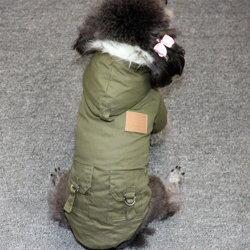 KFX-3374525 Double-Layer Fleece Casual Pet Clothing for Cozy Comfort