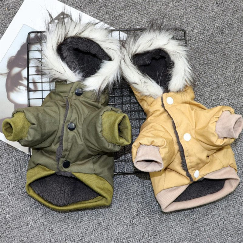 KFX-3374525 Double-Layer Fleece Casual Pet Clothing for Cozy Comfort