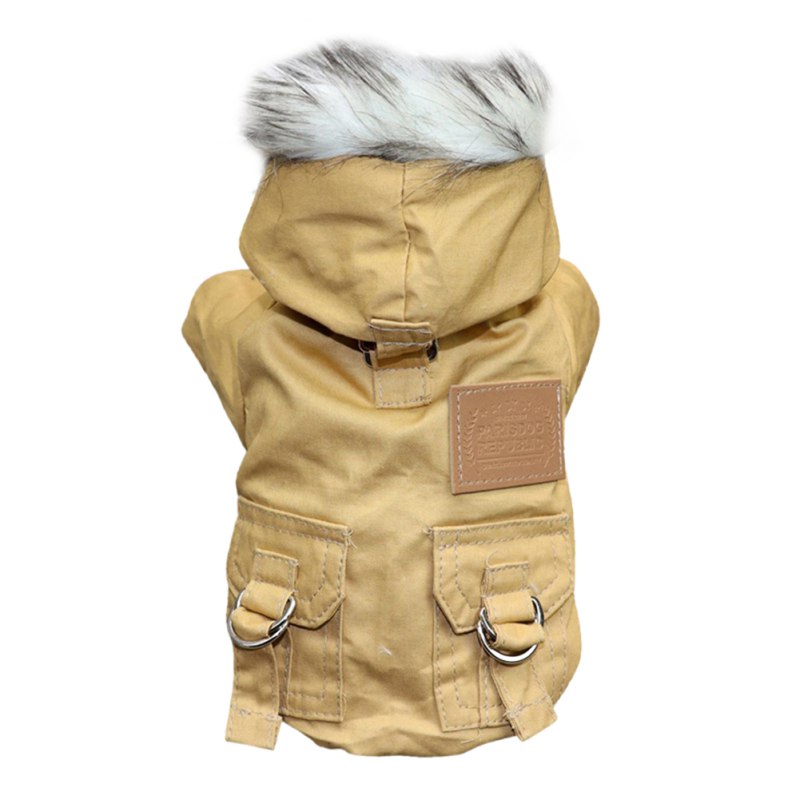 KFX-3374525 Double-Layer Fleece Casual Pet Clothing for Cozy Comfort