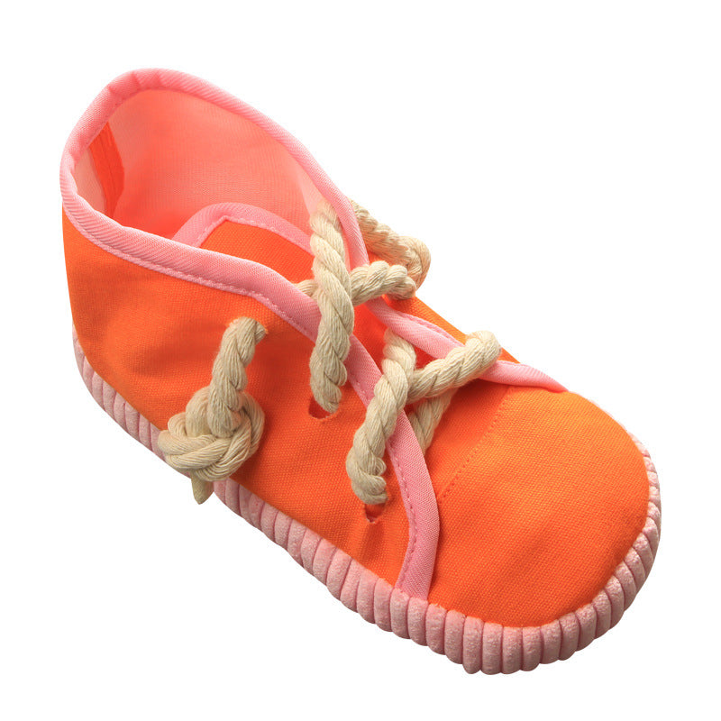 KFX-3375165 Creative Pet Vocal Cloth Slippers Toy for Interactive Play