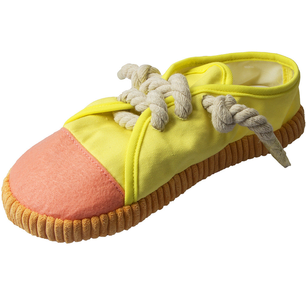 KFX-3375165 Creative Pet Vocal Cloth Slippers Toy for Interactive Play