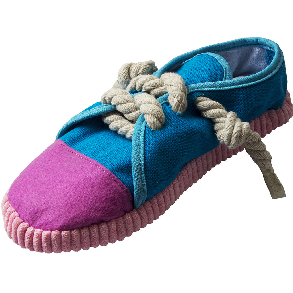 KFX-3375165 Creative Pet Vocal Cloth Slippers Toy for Interactive Play