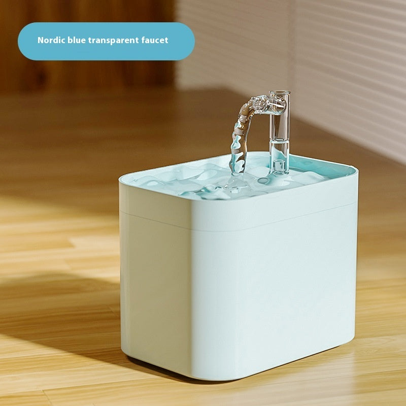 KFX-3376189 Automatic Cat Water Fountain with Multi-Color Options and USB Power Supply