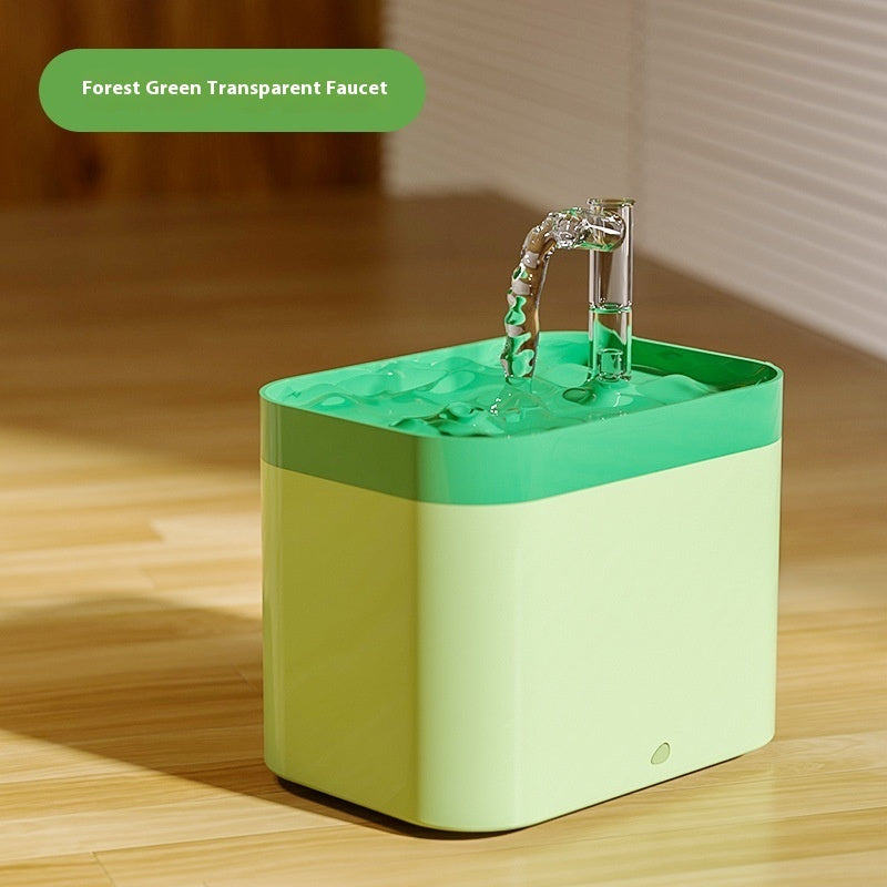 KFX-3376189 Automatic Cat Water Fountain with Multi-Color Options and USB Power Supply
