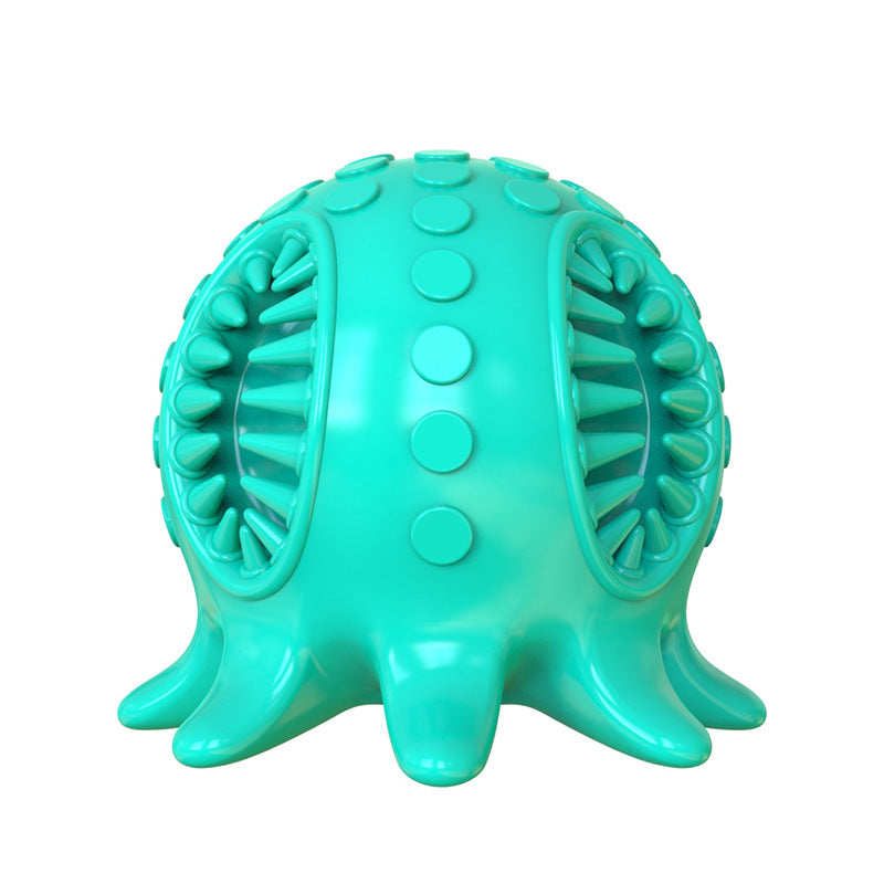 KFX-3378749 Interactive Octopus Dog Chew Toy for Teeth Cleaning and Breath Freshening