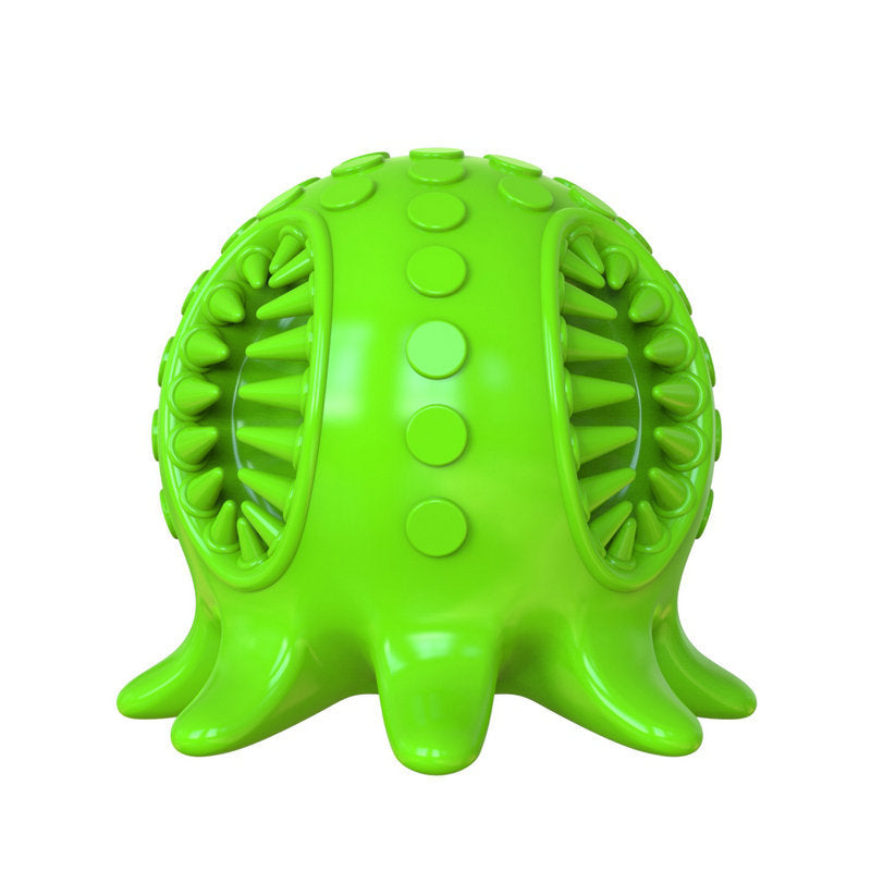 KFX-3378749 Interactive Octopus Dog Chew Toy for Teeth Cleaning and Breath Freshening