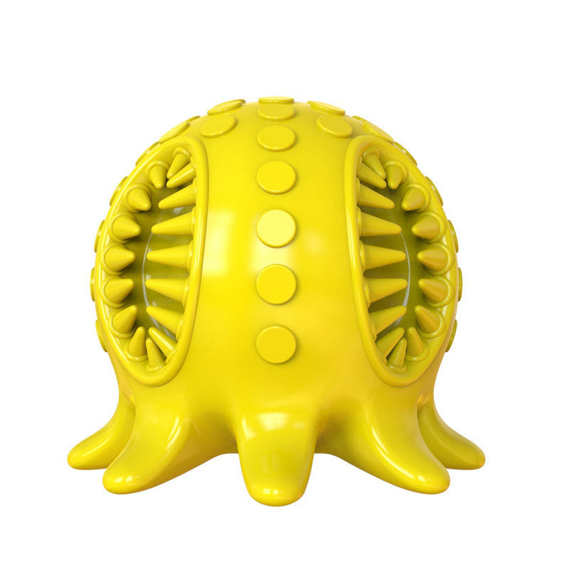 KFX-3378749 Interactive Octopus Dog Chew Toy for Teeth Cleaning and Breath Freshening