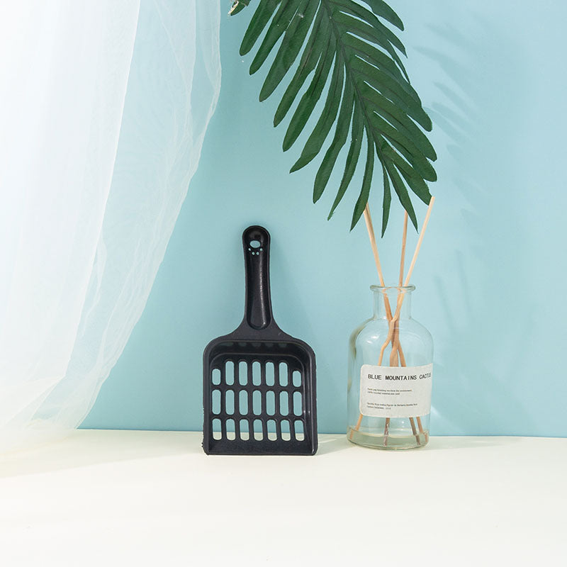 KFX-3381693 Plastic Cat Litter Shovel - Multi-Color Small Cleaning Tool for Easy Pet Waste Removal