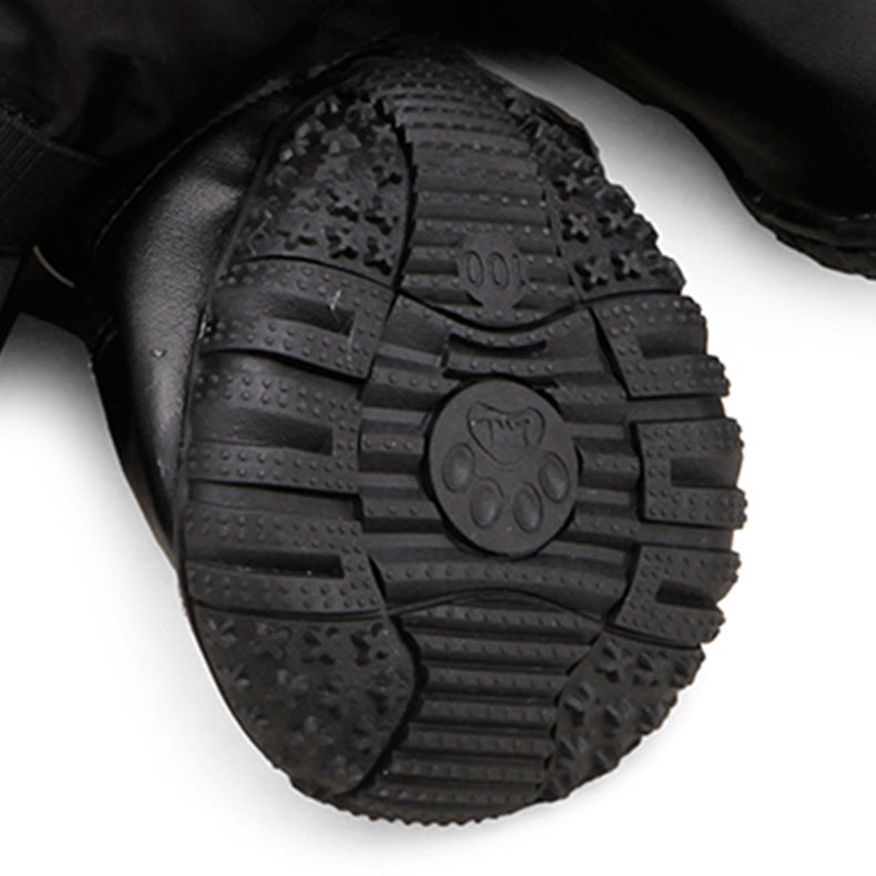 KFX-3382717 Waterproof and Snowproof Dog Shoes - Comfortable Rubber Rain Boots in Various Colors