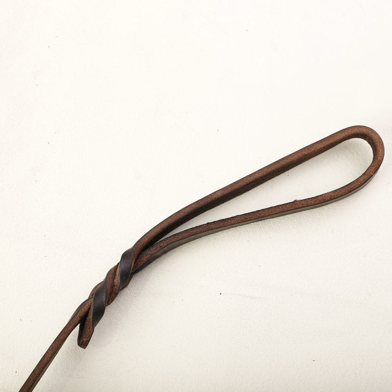 KFX-3385661 Leather Anti Breakaway Traction Rope for Pets - Strong and Durable 1.8X180CM, 1.2X170CM Options