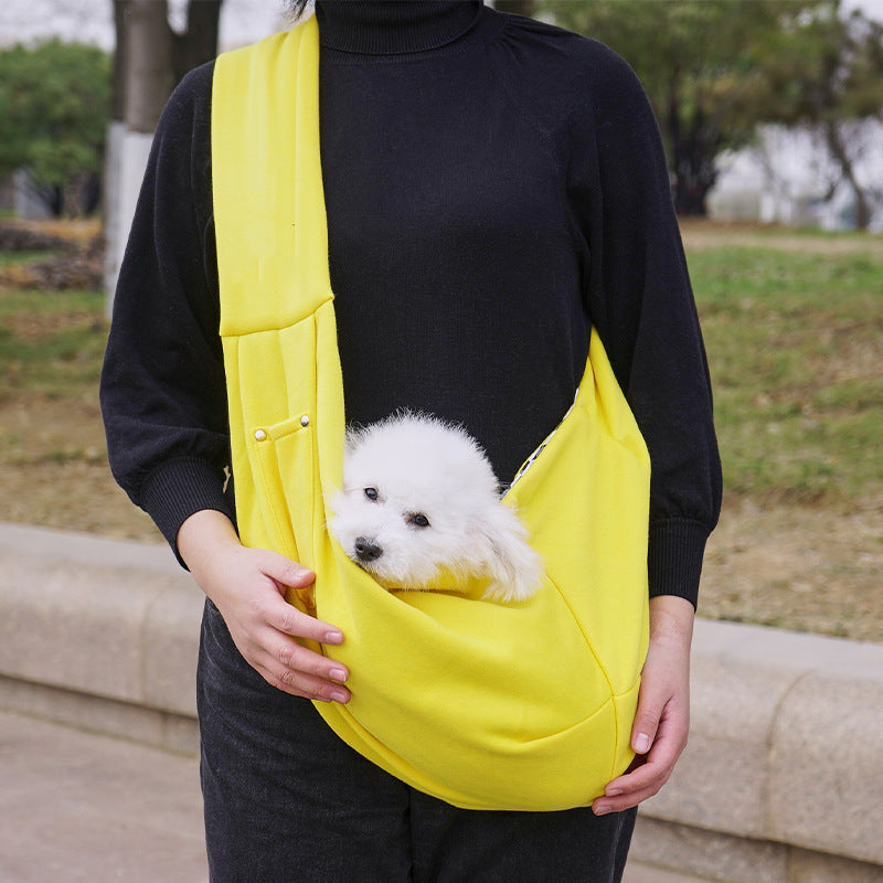 KFX-3388093 Polyester Pet Crossbody Bag with Pockets for Easy Carrying, Holds Up to 15 Jin