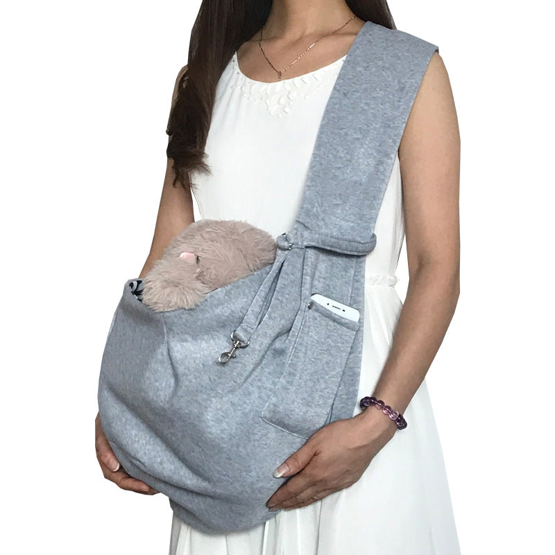 KFX-3388093 Polyester Pet Crossbody Bag with Pockets for Easy Carrying, Holds Up to 15 Jin