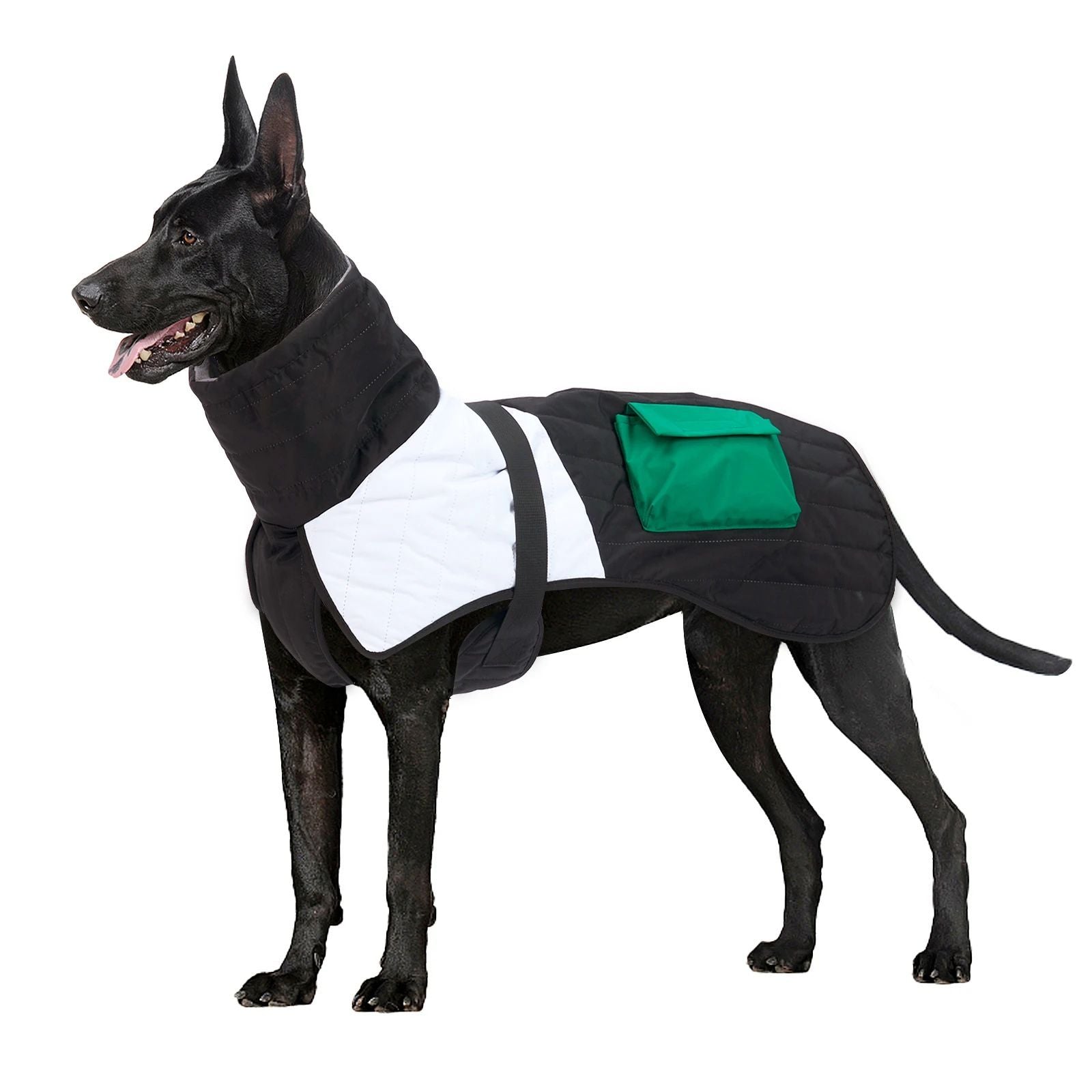 KFX-3391293 Warm Waterproof Dog Coat for Small to Large Breeds - Ideal for Greyhounds, Dobermans, and Labradors