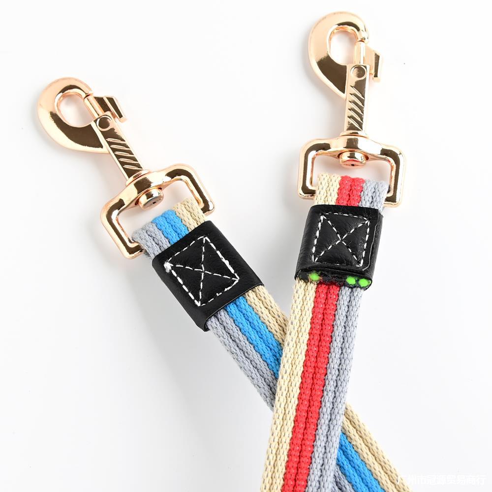 KFX-3391421 Pet Leash - Durable Polyester Dog Walking Rope in Red and Blue