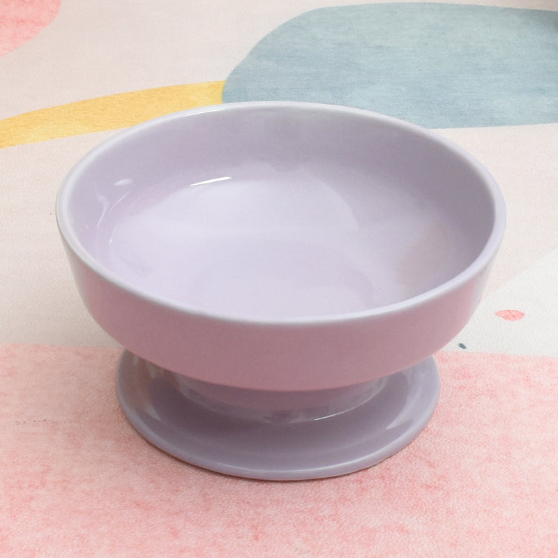 KFX-3391805 Pet Ceramic Tall Bowl for Cervical Spine Protection in Purple or Blue