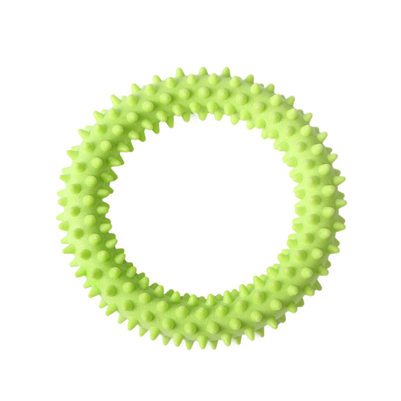 KFX-3392445 Floating Donut Rubber Molar Toy - Bite-Resistant TPR Plastic, 10cm Size
