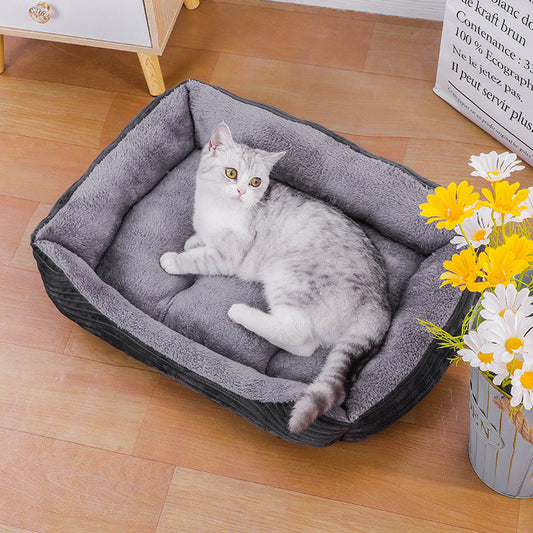 KFX-3393469 All-Season All-Purpose Pet Mat and Kennel with Blanket and Toy Options in Various Colors and Sizes
