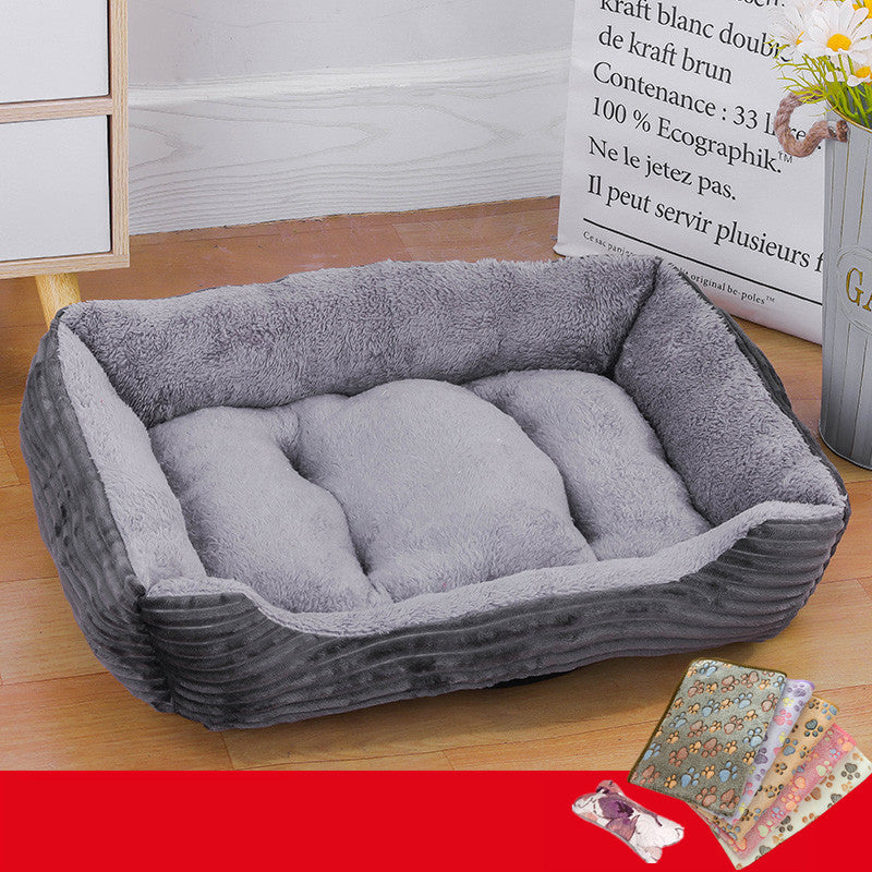 KFX-3393469 All-Season All-Purpose Pet Mat and Kennel with Blanket and Toy Options in Various Colors and Sizes