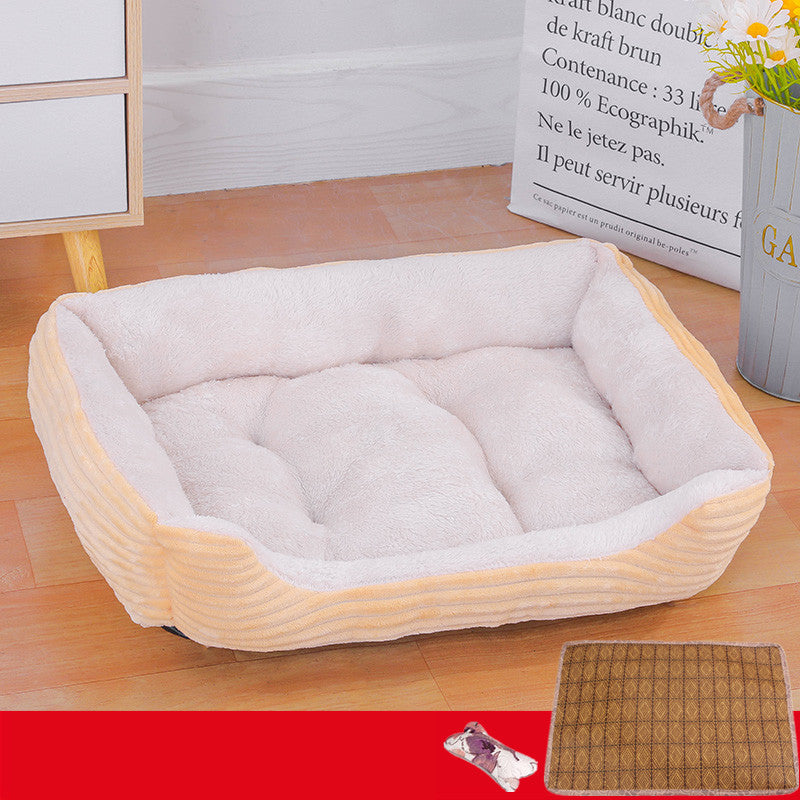 KFX-3393469 All-Season All-Purpose Pet Mat and Kennel with Blanket and Toy Options in Various Colors and Sizes