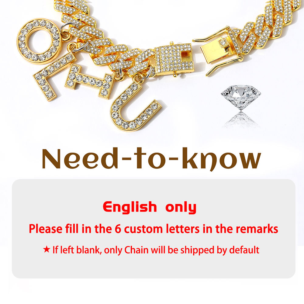 KFX-3393597 Alloy Dog Walking Collar - Available in Gold and Silver, Sizes 25-50cm