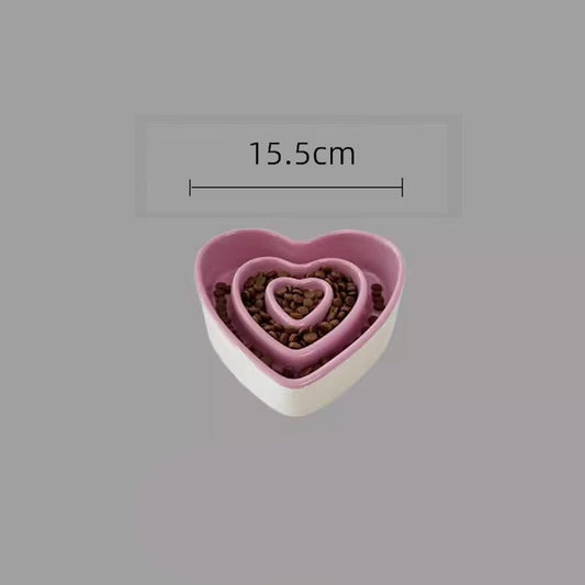 KFX-3397565 Ceramic Slow Feeder Bowl for Small and Medium Dogs - Anti-Choking Design to Protect Cervical Spine