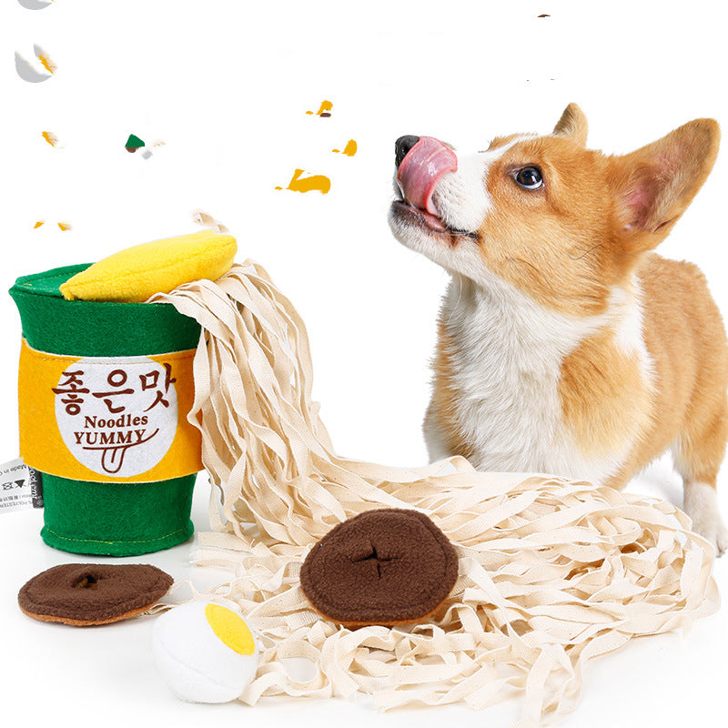 KFX-3398205 Soft Felt Sound Dog Toy for Fun and Playtime