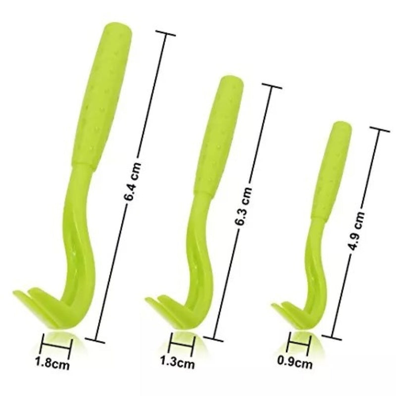 KFX-3398845 Dog Tick Removal Tool Set - 3-Piece Kit for Flea and Lice Elimination in Pets