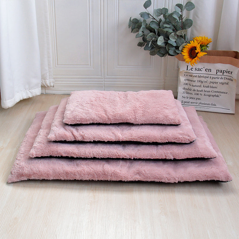 KFX-3399229 Removable Washable Anti-Tearing Dog and Cat Sleeping Mat with Wool Lining