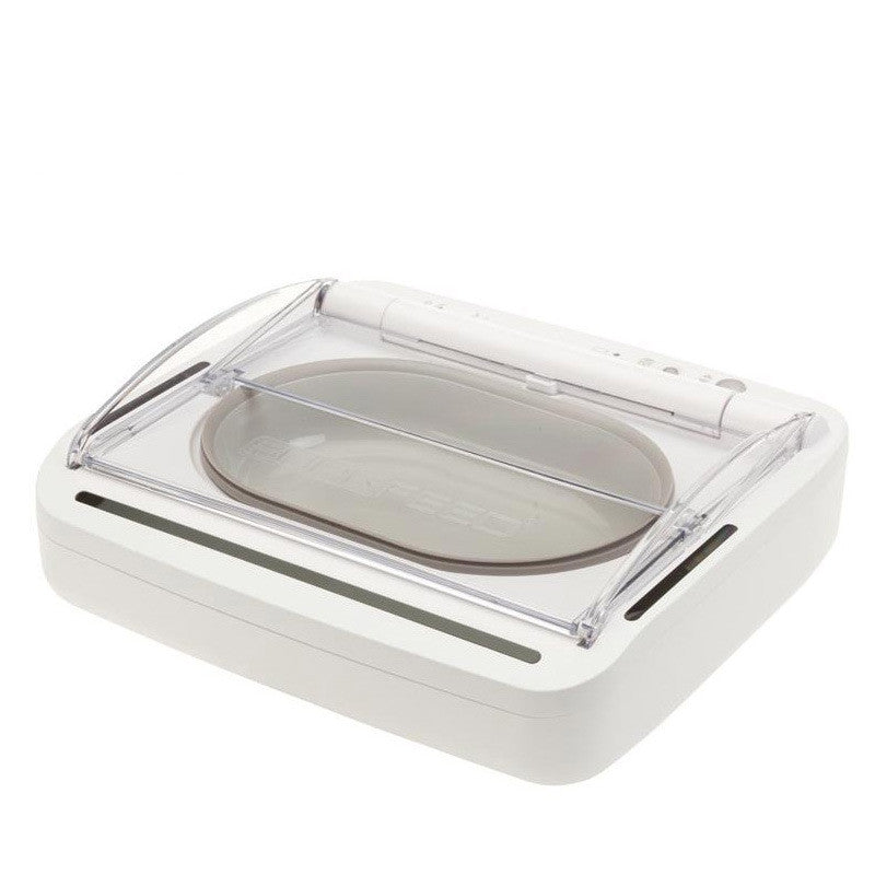 KFX-3401149 Automatic Induction Feeder with Stainless Steel Double Bowls for Dogs