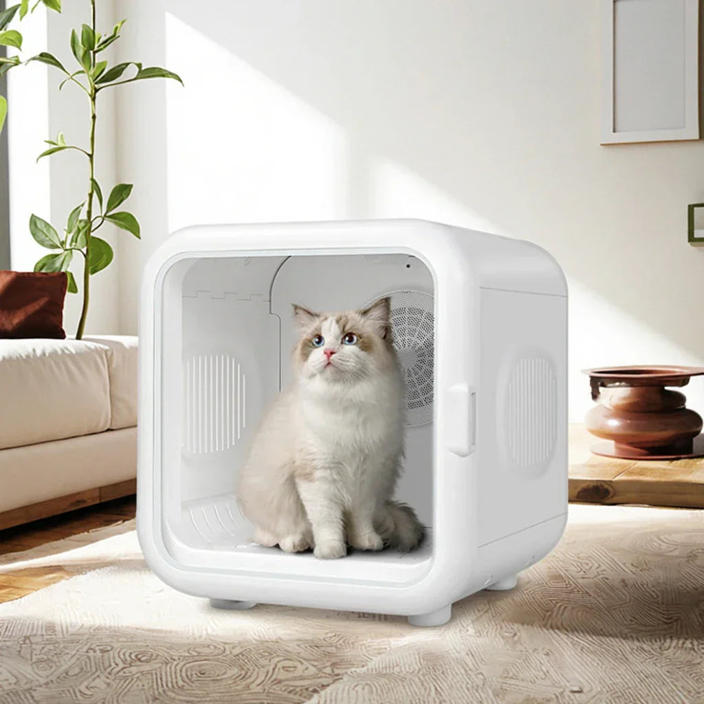 KFX-340243 Eco-Friendly Electric Automatic Pet Hair Dryer Box for Dogs - 62L ABS Grooming Machine