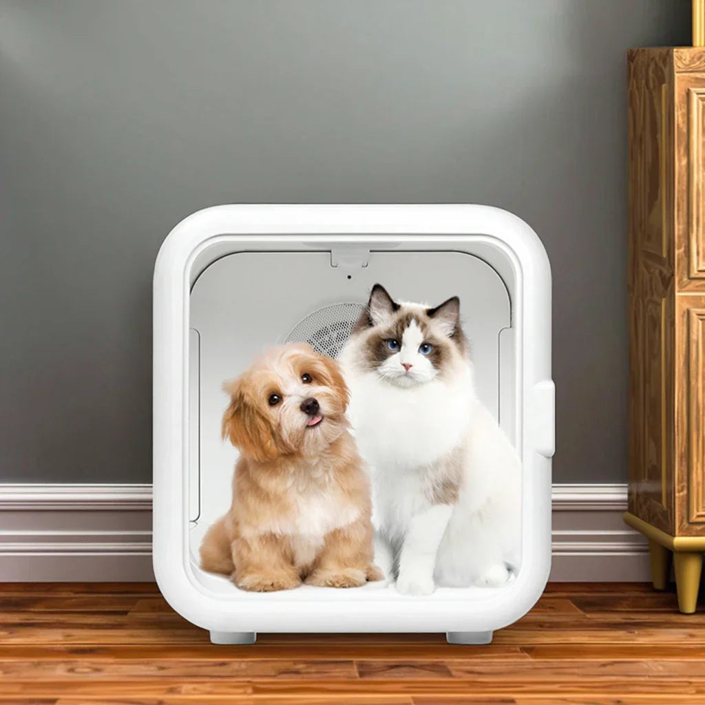 KFX-340243 Eco-Friendly Electric Automatic Pet Hair Dryer Box for Dogs - 62L ABS Grooming Machine