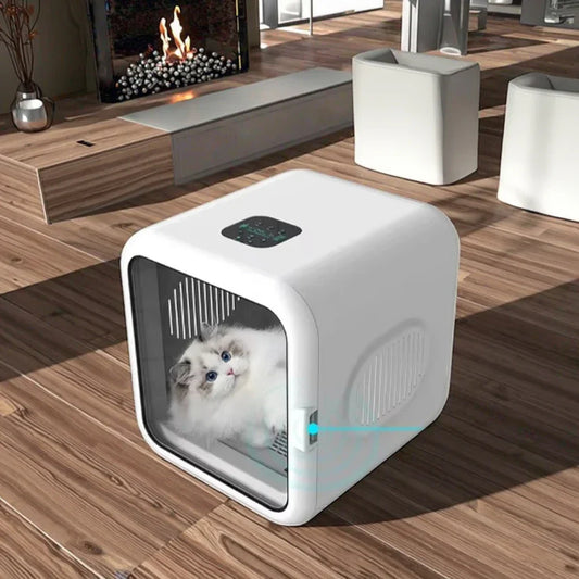 KFX-340243 Eco-Friendly Electric Automatic Pet Hair Dryer Box for Dogs - 62L ABS Grooming Machine